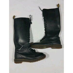 Doc Martens 20 Eye Lace Up Knee High Boots